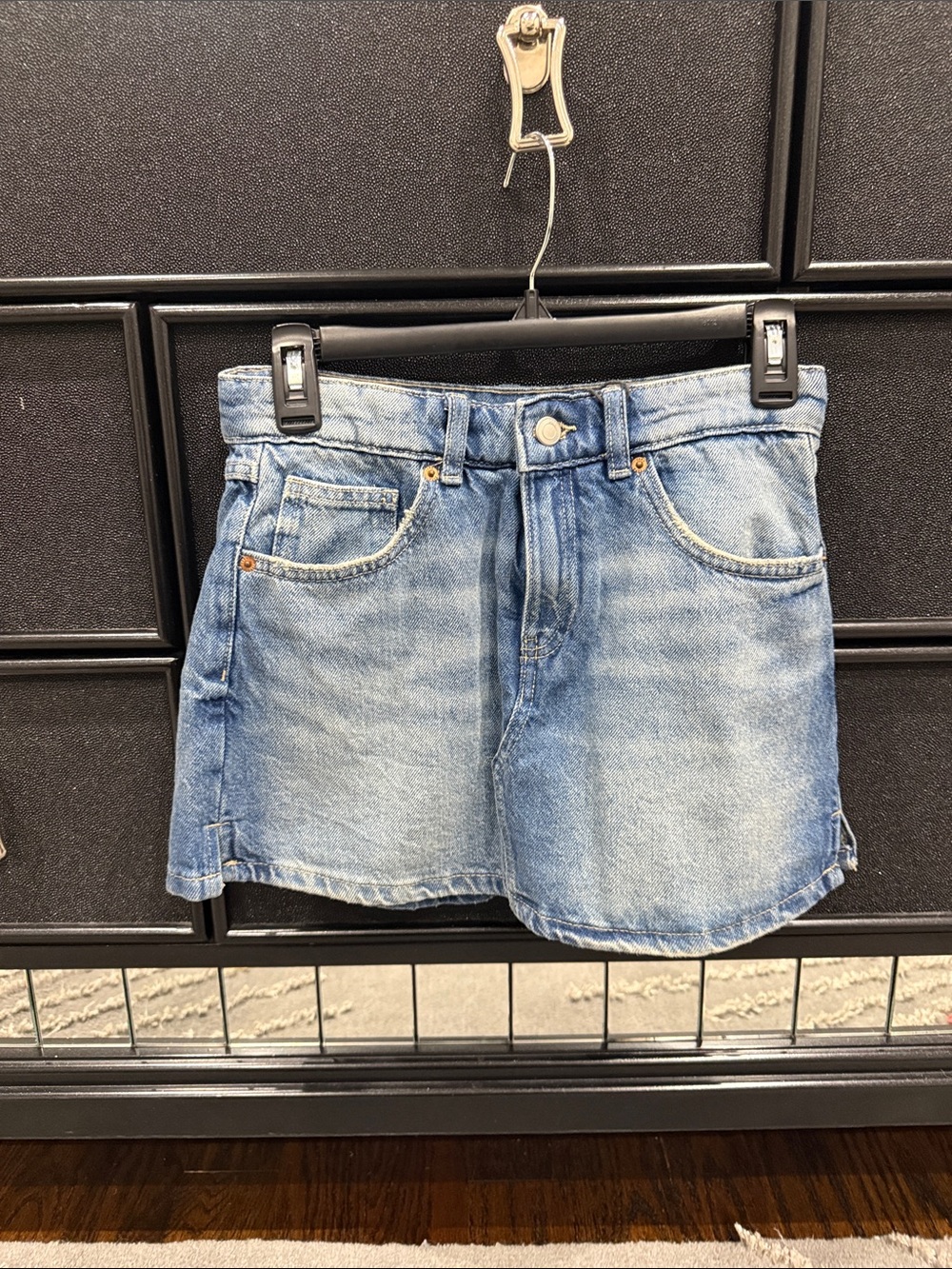 Zara Light Blue Denim Skort